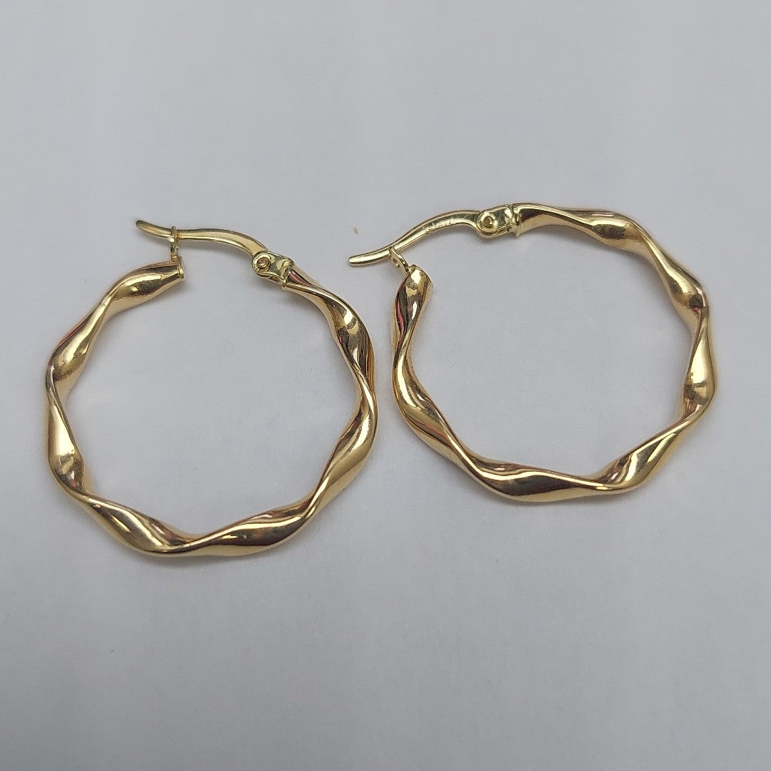 ARRACADAS ORO 14K 1.5 (NUEVO)
