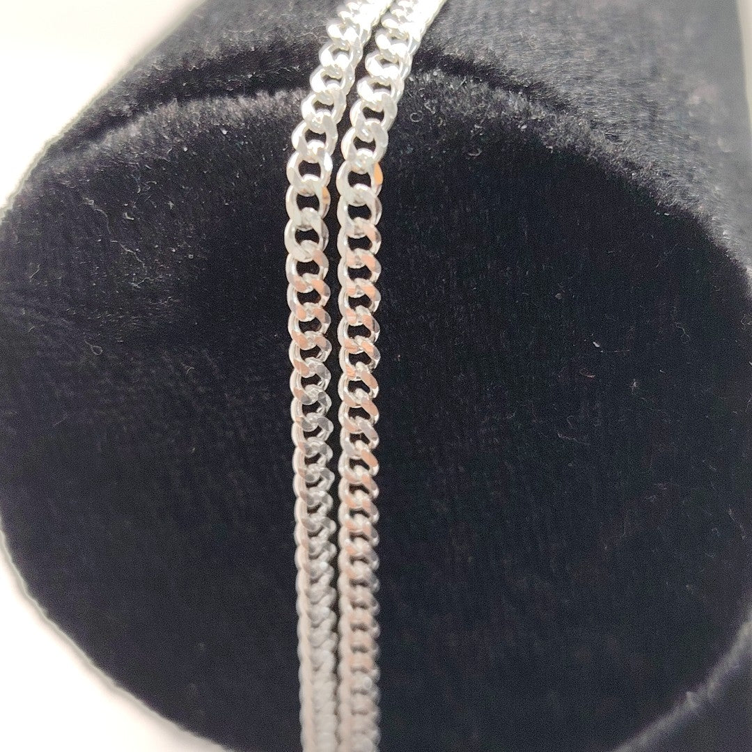 CADENA BARBADA PLATA .925 60 CM 6.63 GR (NUEVO)
