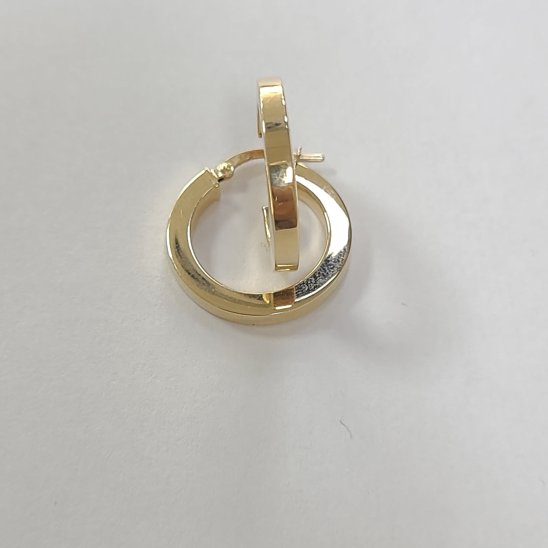 ARRACADAS PAR ORO 14 K 2,00 GRMS (SEMINUEVO)