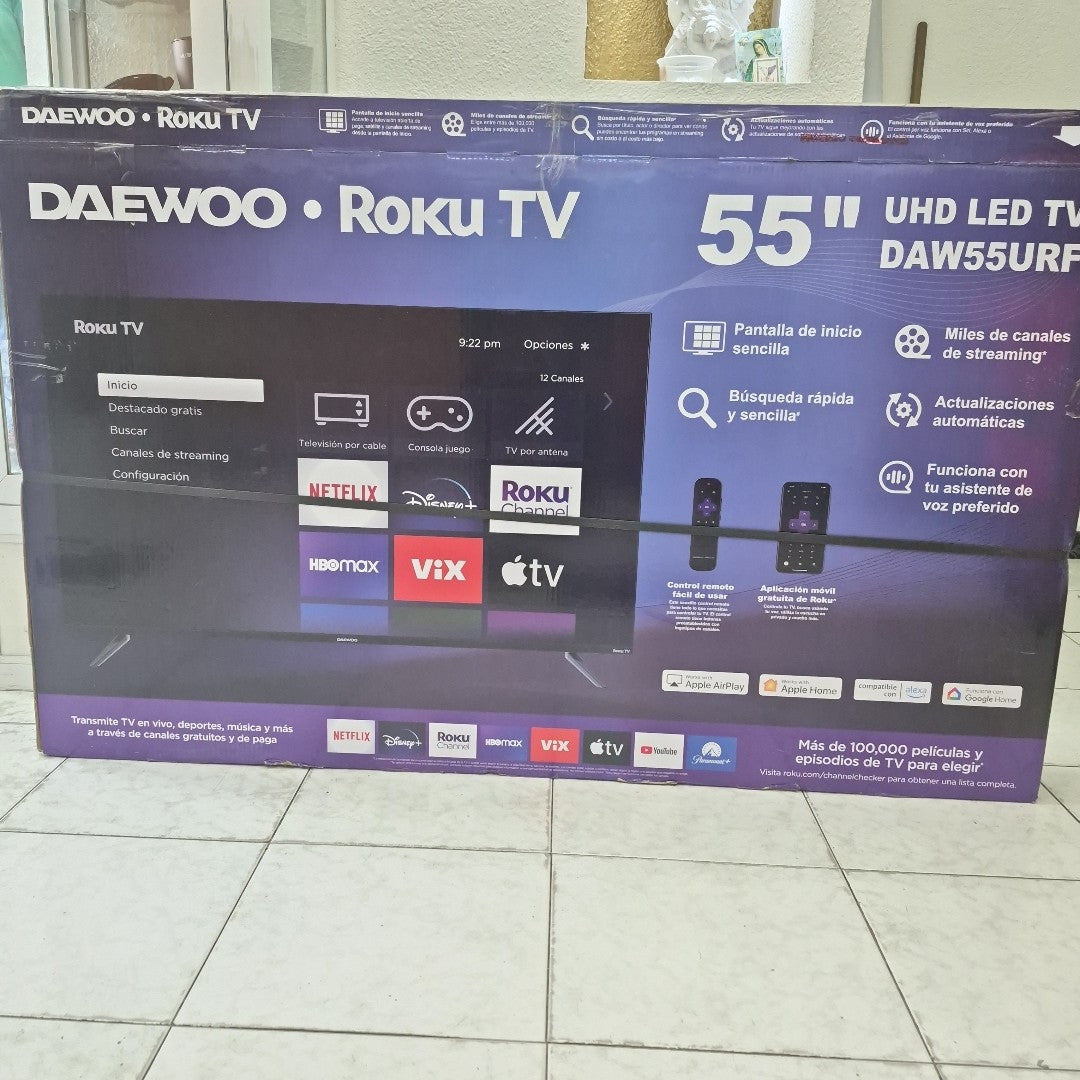PANTALLA DAEWOO DAW55URF (2022) 55" LED 4K (SEMINUEVO)