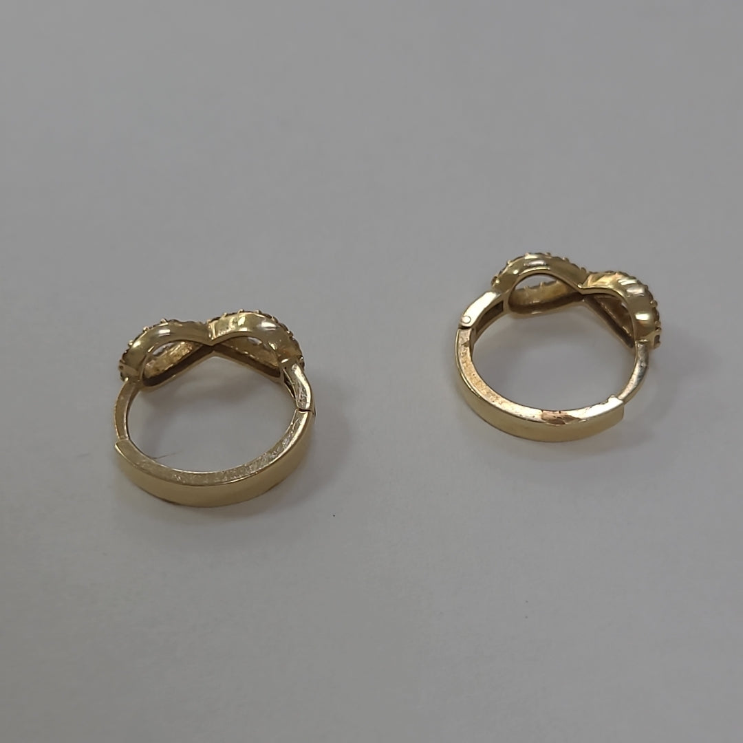 ARRACADAS PAR ORO 14 K 2,50 GRMS (SEMINUEVO)