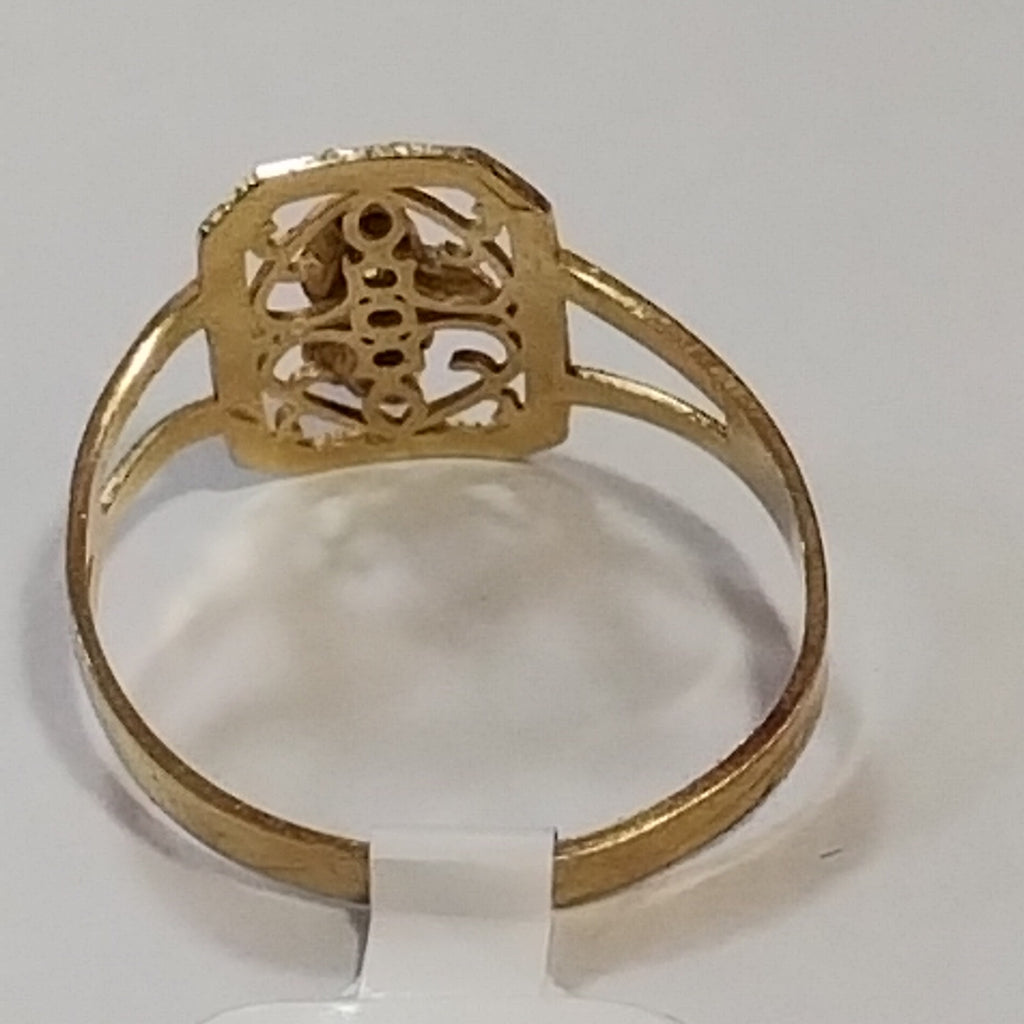 ANILLO ORO 10 K 2 GRMS (SEMINUEVO)