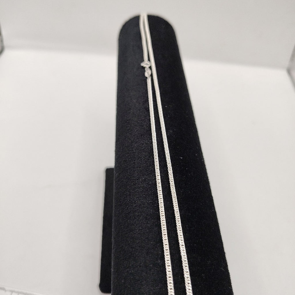 CADENA BARBADA PLATA .925 50 CM 4.12 GR (NUEVO)