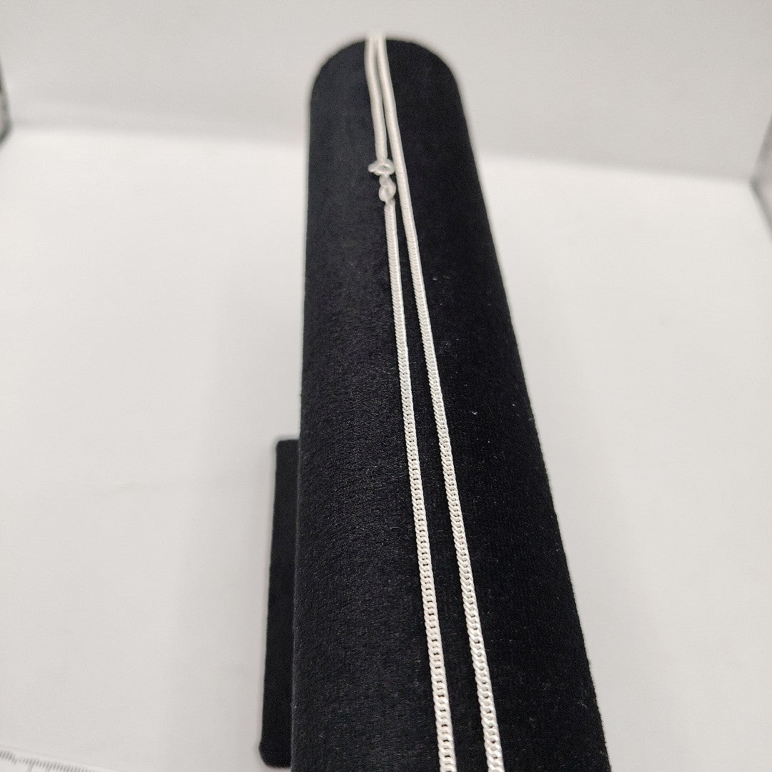 CADENA BARBADA PLATA .925 50 CM 4.12 GR (NUEVO)