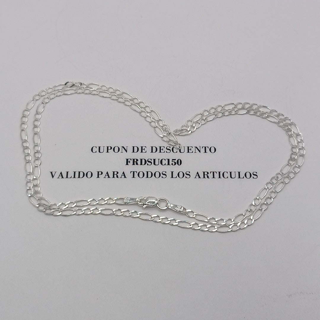 CADENA 3X1 PLATA .925 60 CM 4.82 GR (NUEVO)