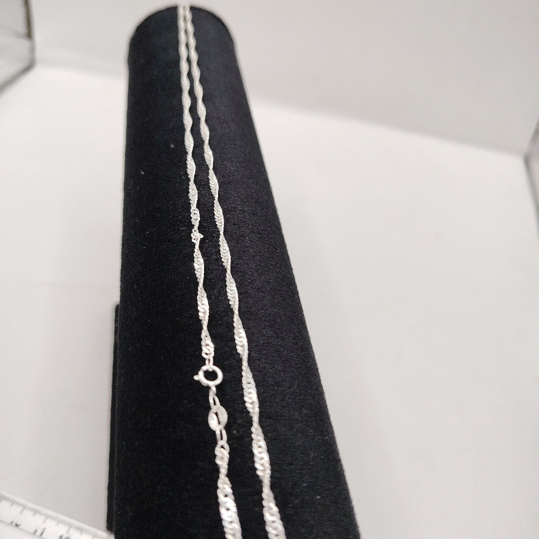 CADENA MEDIO TZL PLATA .925 55 CM 4.22 GR (NUEVO)