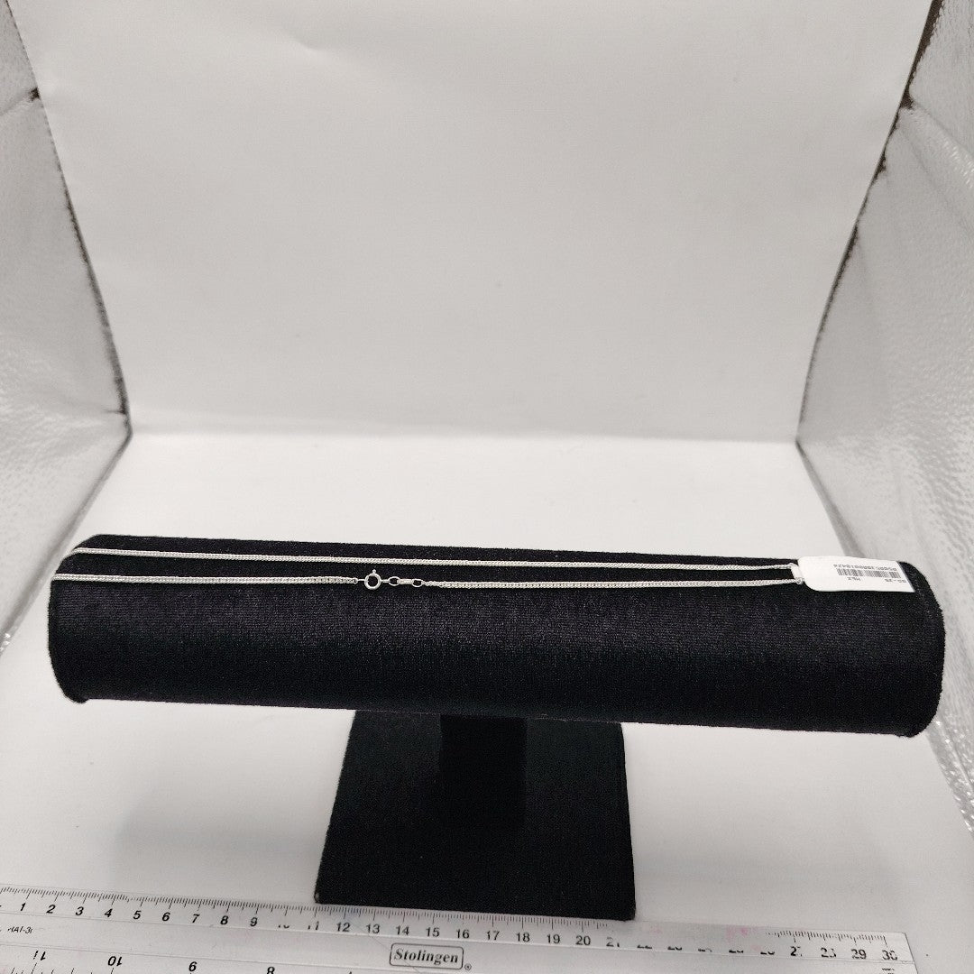 CADENA BARBADA PLATA .925 50 CM 4.12 GR (NUEVO)
