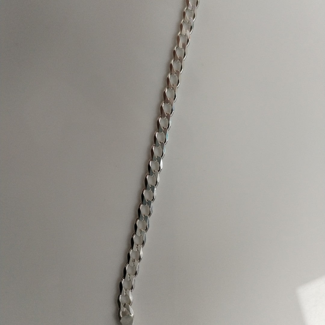 PULSERA BARBADA PLATA .925 18 CM 5.73 GR (NUEVO)