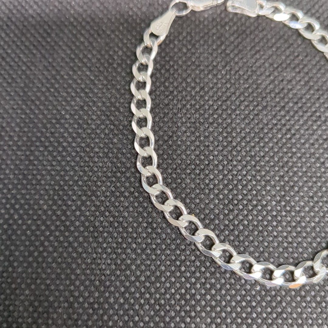 PULSERA BARBADA PLATA .925 18 CM 5.73 GR (NUEVO)
