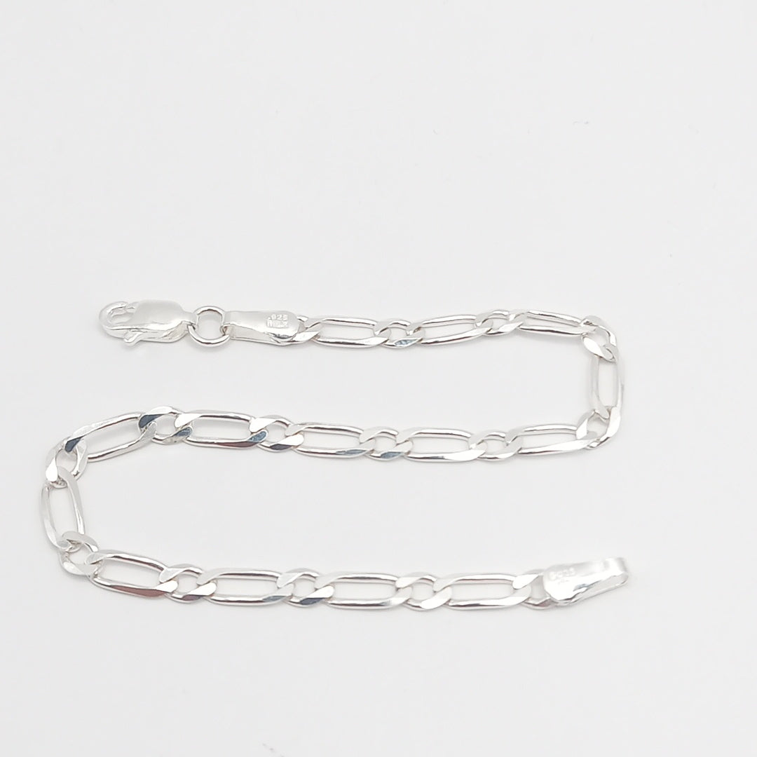 PULSERA TEJIDO 1X1 PLATA .925 18 CM 3.5 GR (NUEVO)