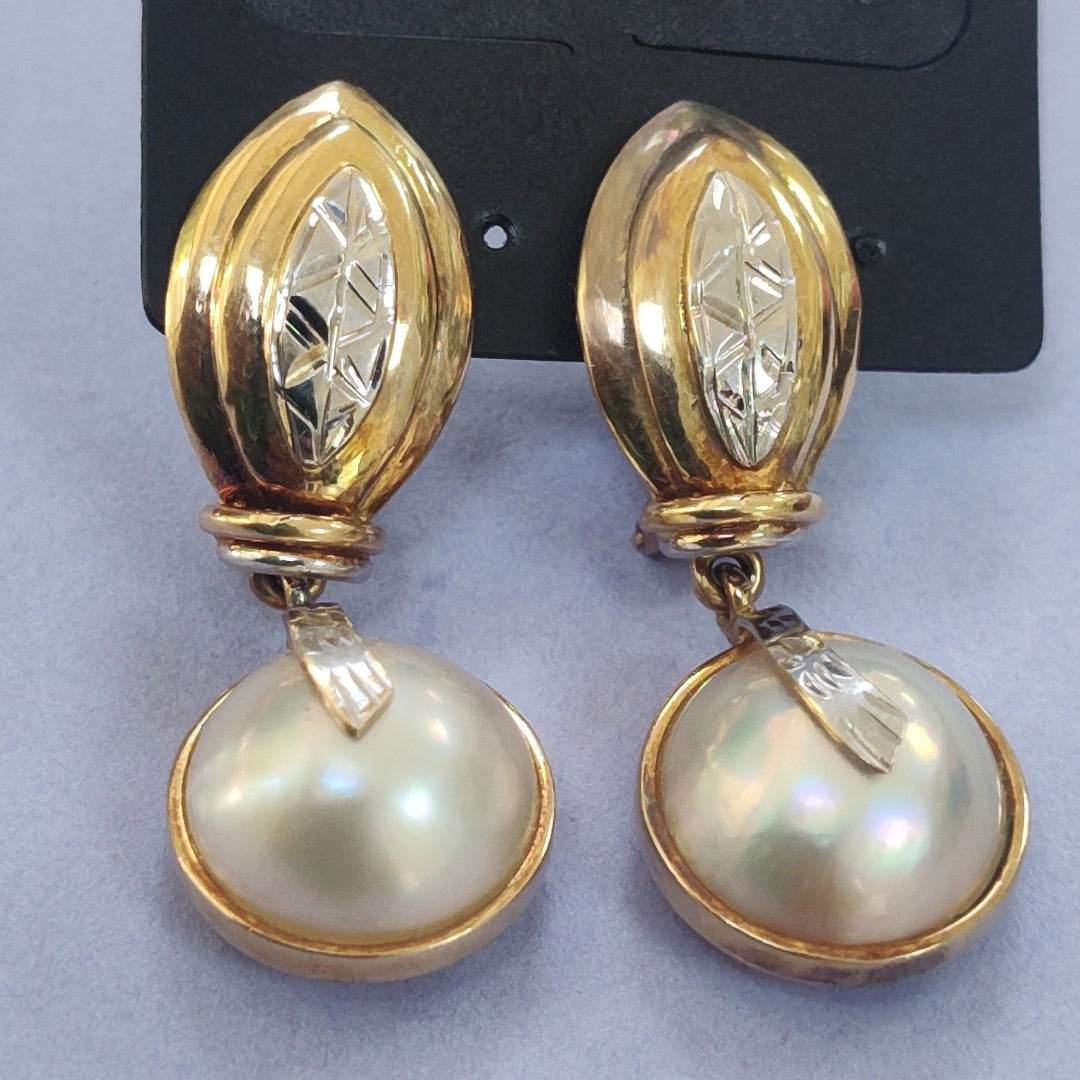 ARETES PAR ORO 10 K 15,60 GRMS (SEMINUEVO)