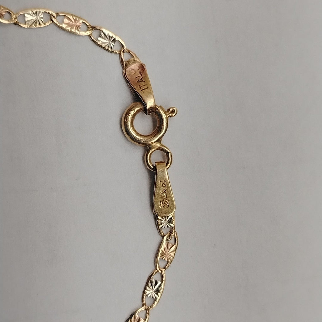 PULSERA ORO, RODIADO 14 K 1 GRMS (SEMINUEVO)
