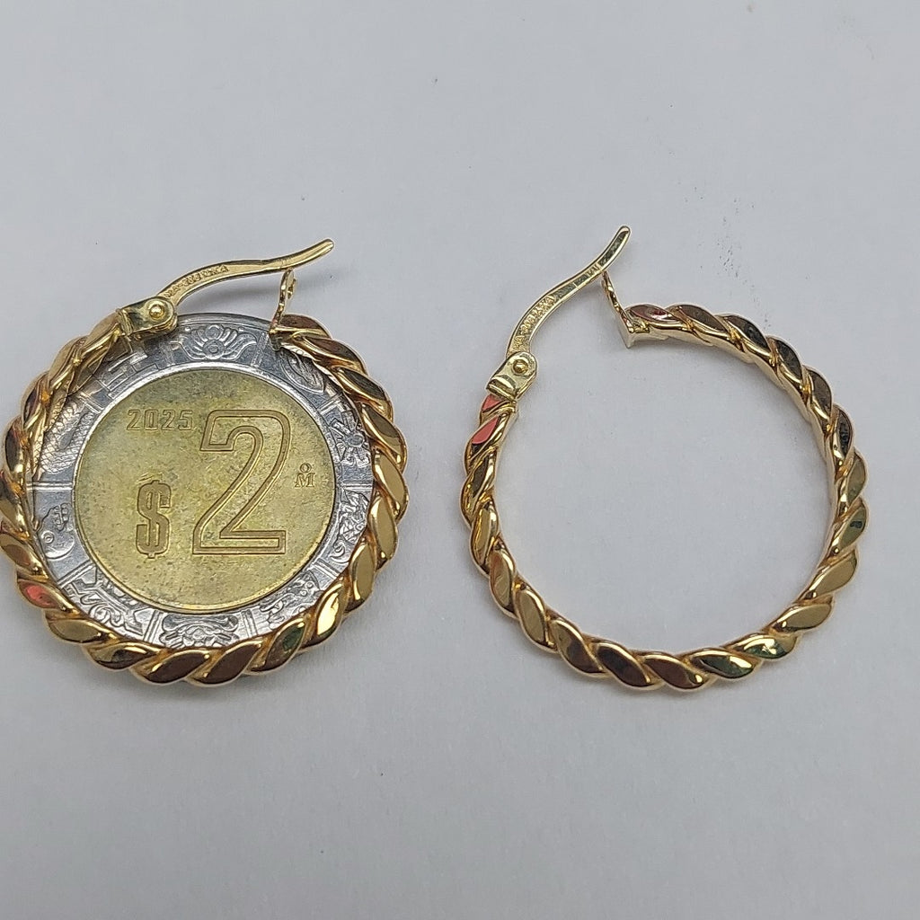 ARRACADAS ORO 14K 1.9 (NUEVO)