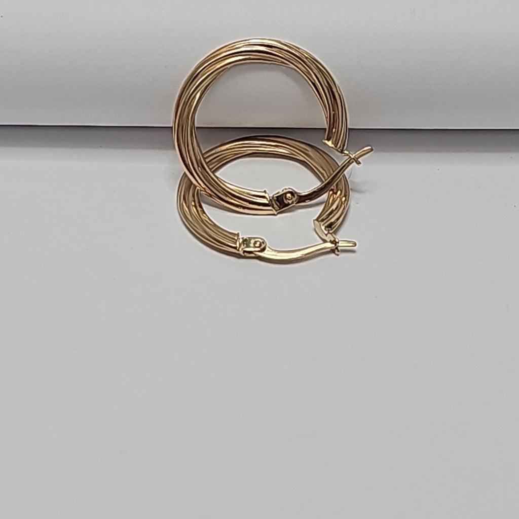 ARRACADAS ORO 14K 1.5 (NUEVO)