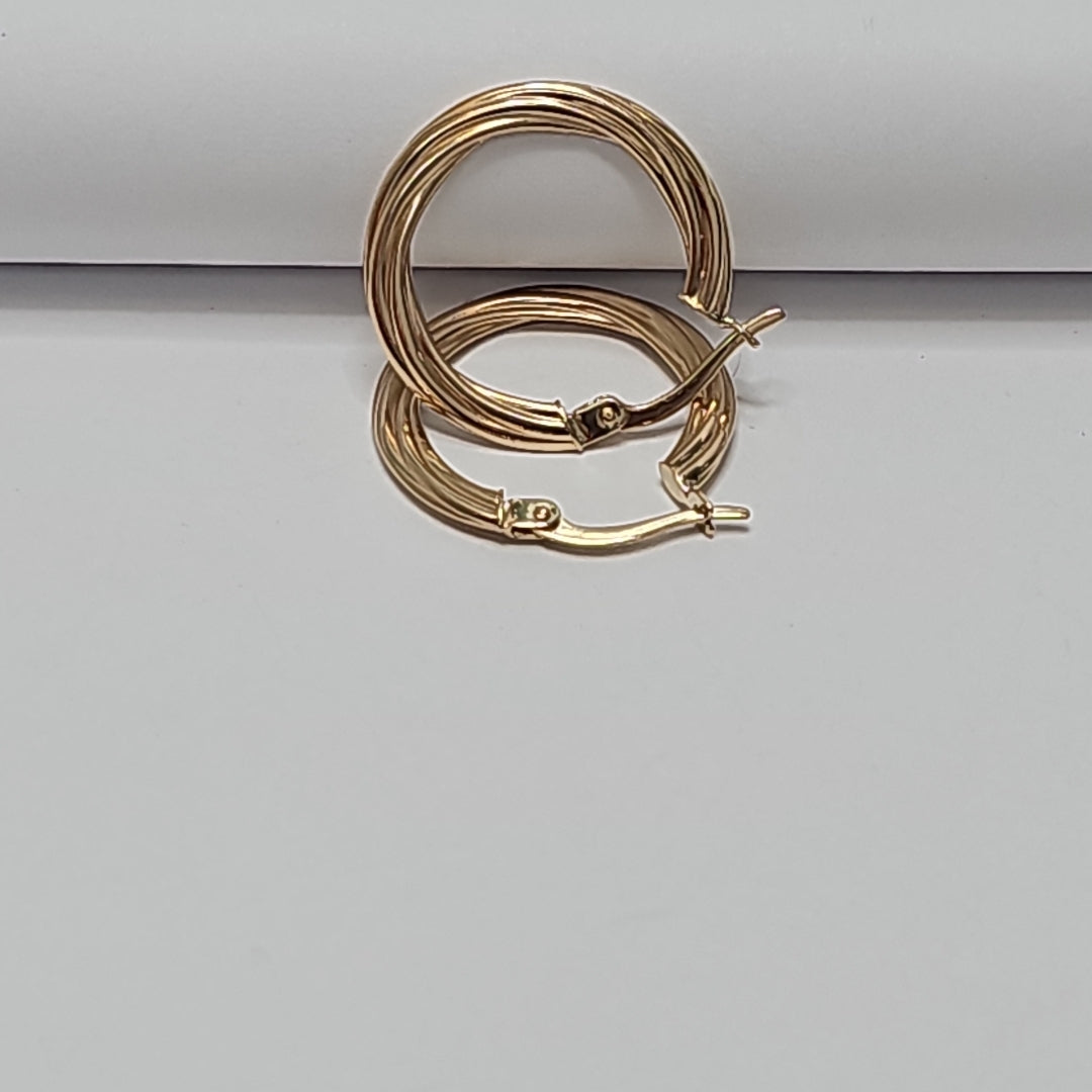 ARRACADAS ORO 14K 1.5 (NUEVO)