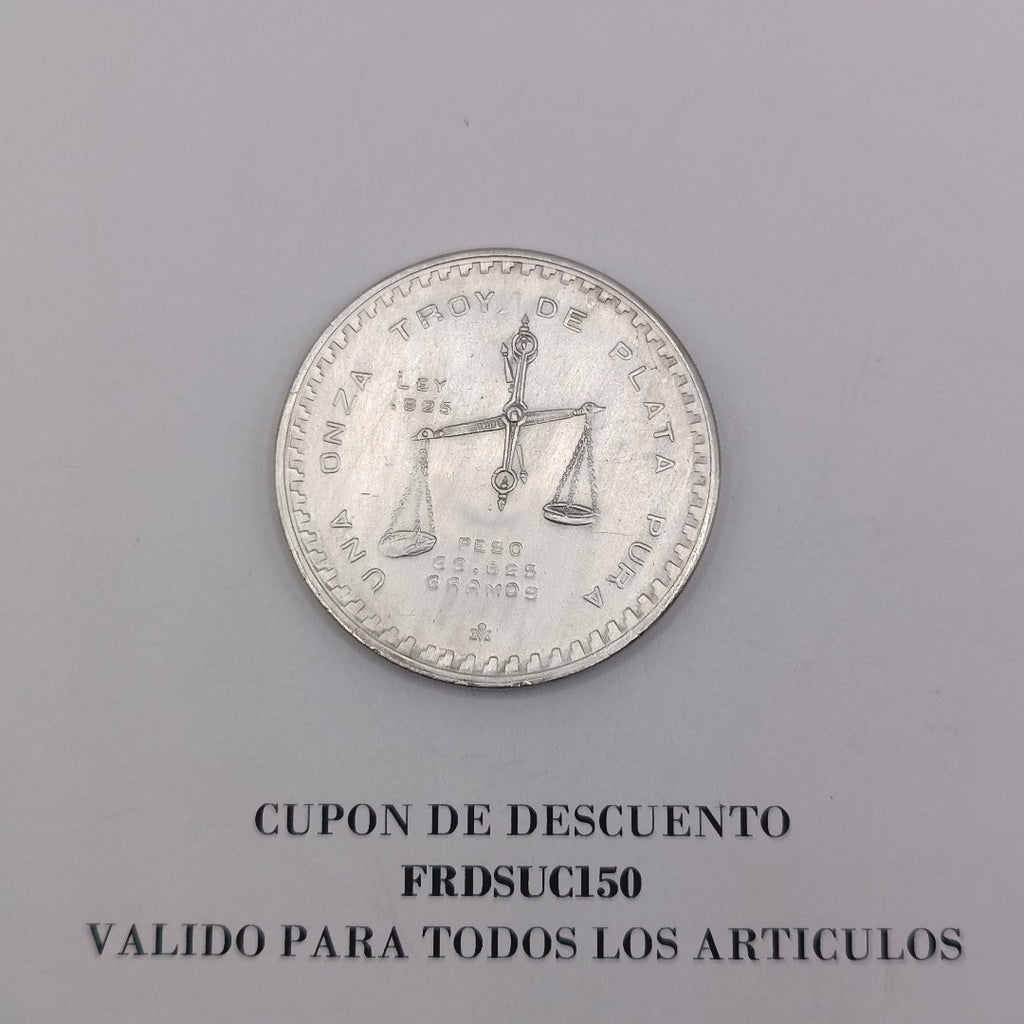 MEDALLA CONMEMORATIVA PLATA 33,70 GRMS (SEMINUEVO)