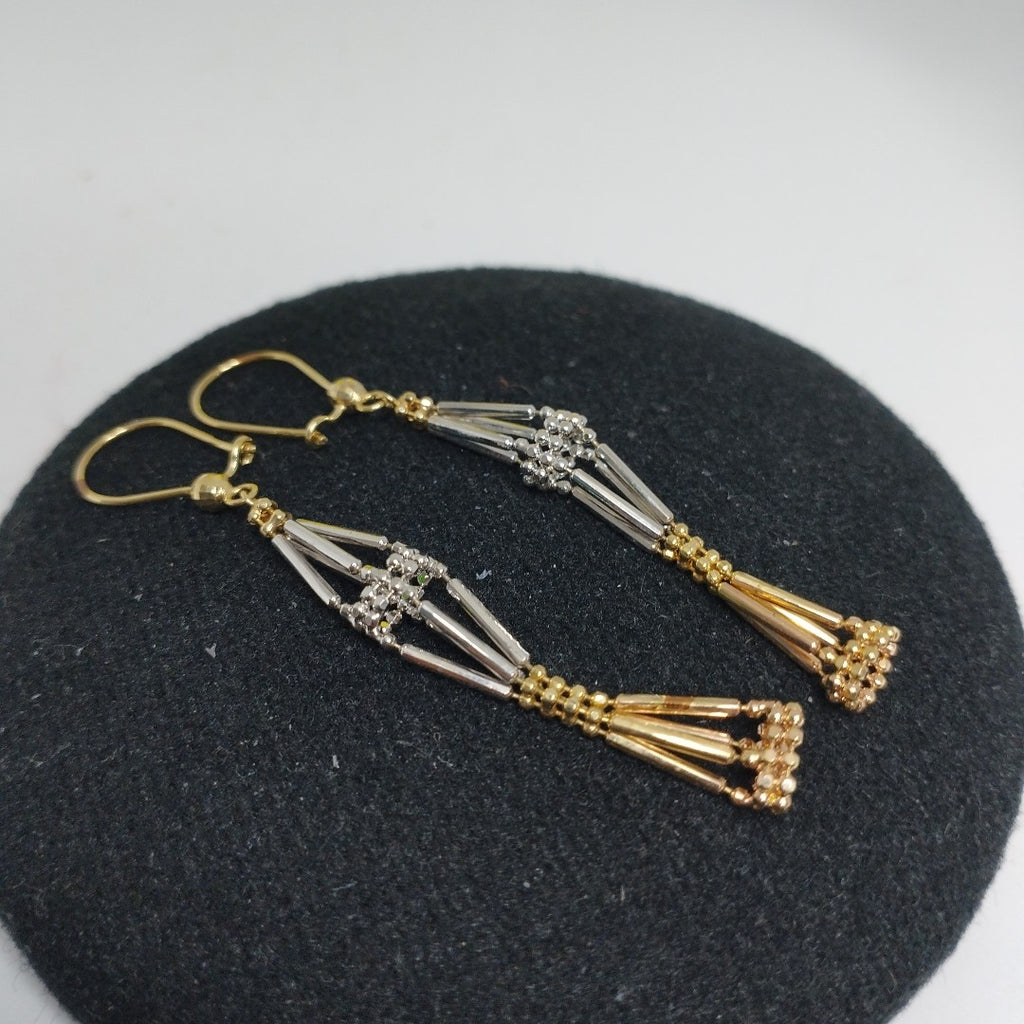 ARETES PAR ORO 14 K 3 GRMS (SEMINUEVO)