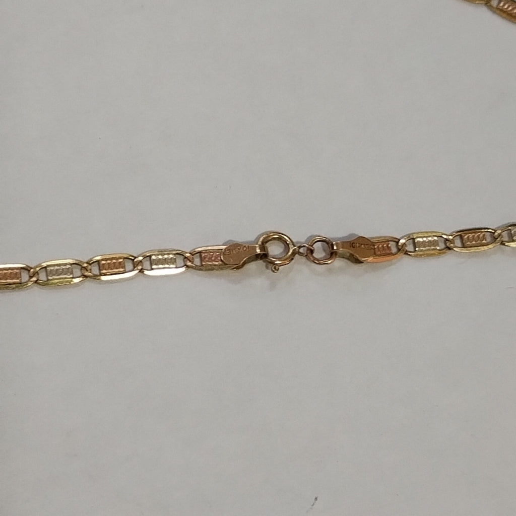 CADENA ORO COMBINADO 10 K 3,30 GRMS (SEMINUEVO)