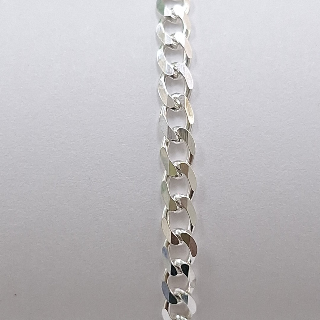 PULSERA BARBADA PLATA .925 21 CM 4.2 GR (NUEVO)