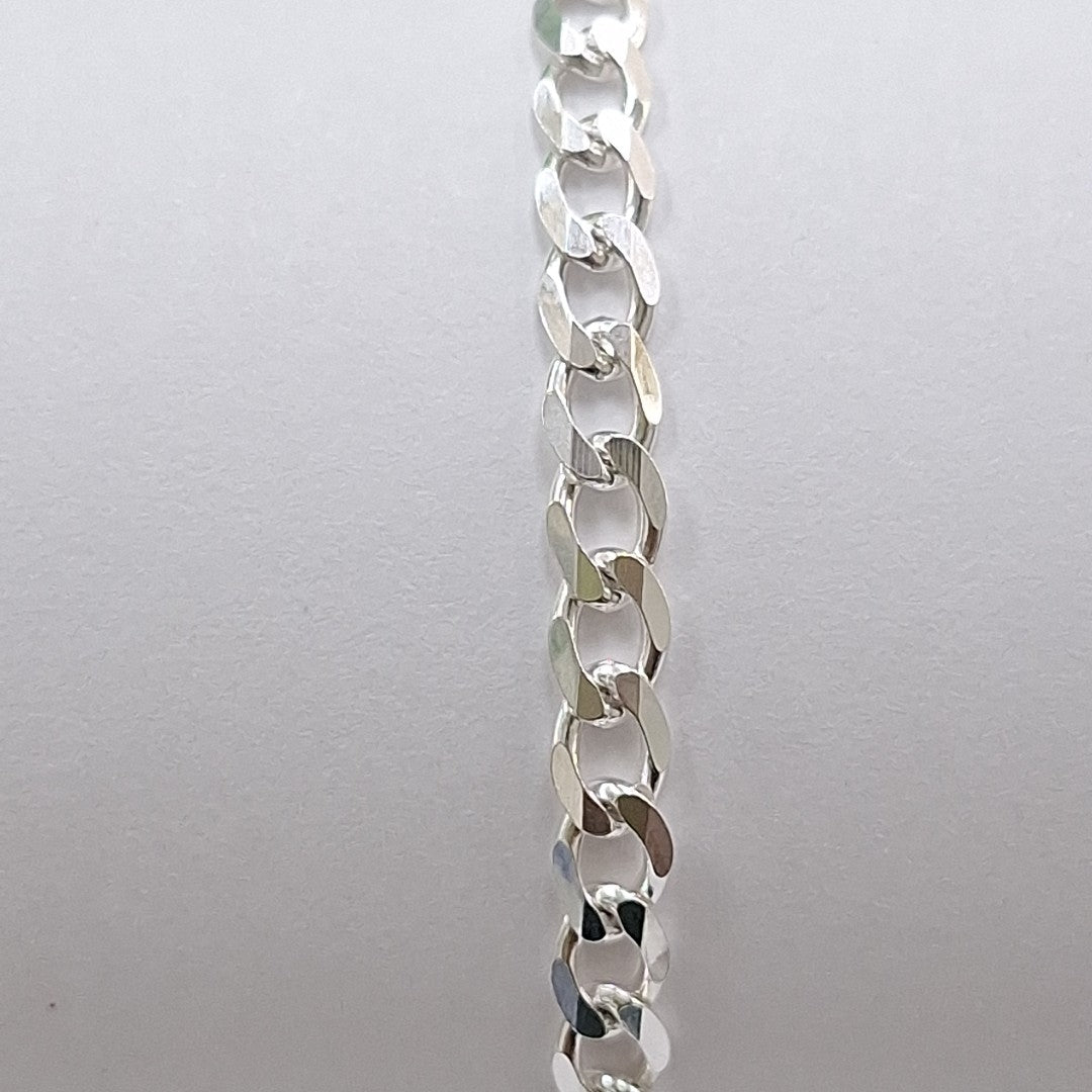PULSERA BARBADA PLATA .925 21 CM 4.2 GR (NUEVO)