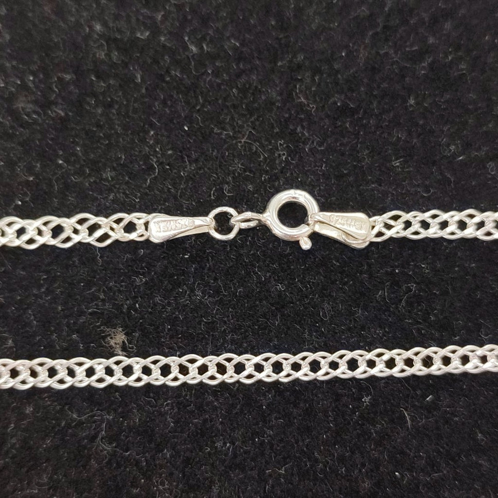 CADENA DOBLE ESLABON PLATA .925 50 CM 3.63 GR (NUEVO)