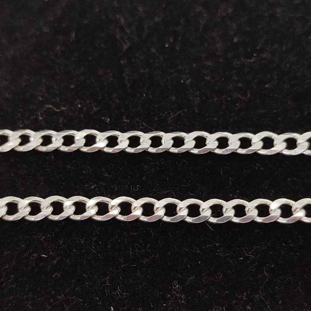 CADENA BARBADA PLATA .925 50 CM 7.52 GR (NUEVO)