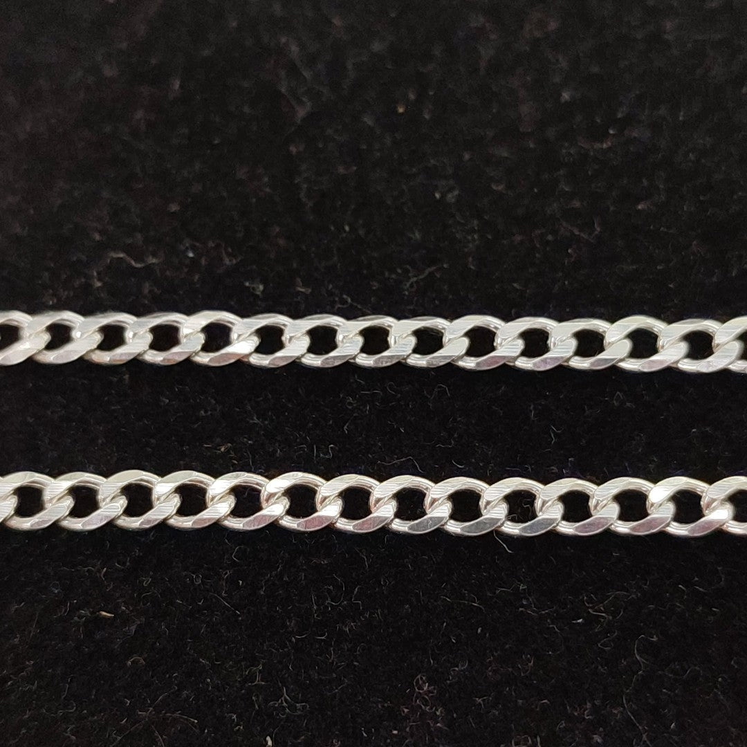 CADENA BARBADA PLATA .925 50 CM 7.52 GR (NUEVO)