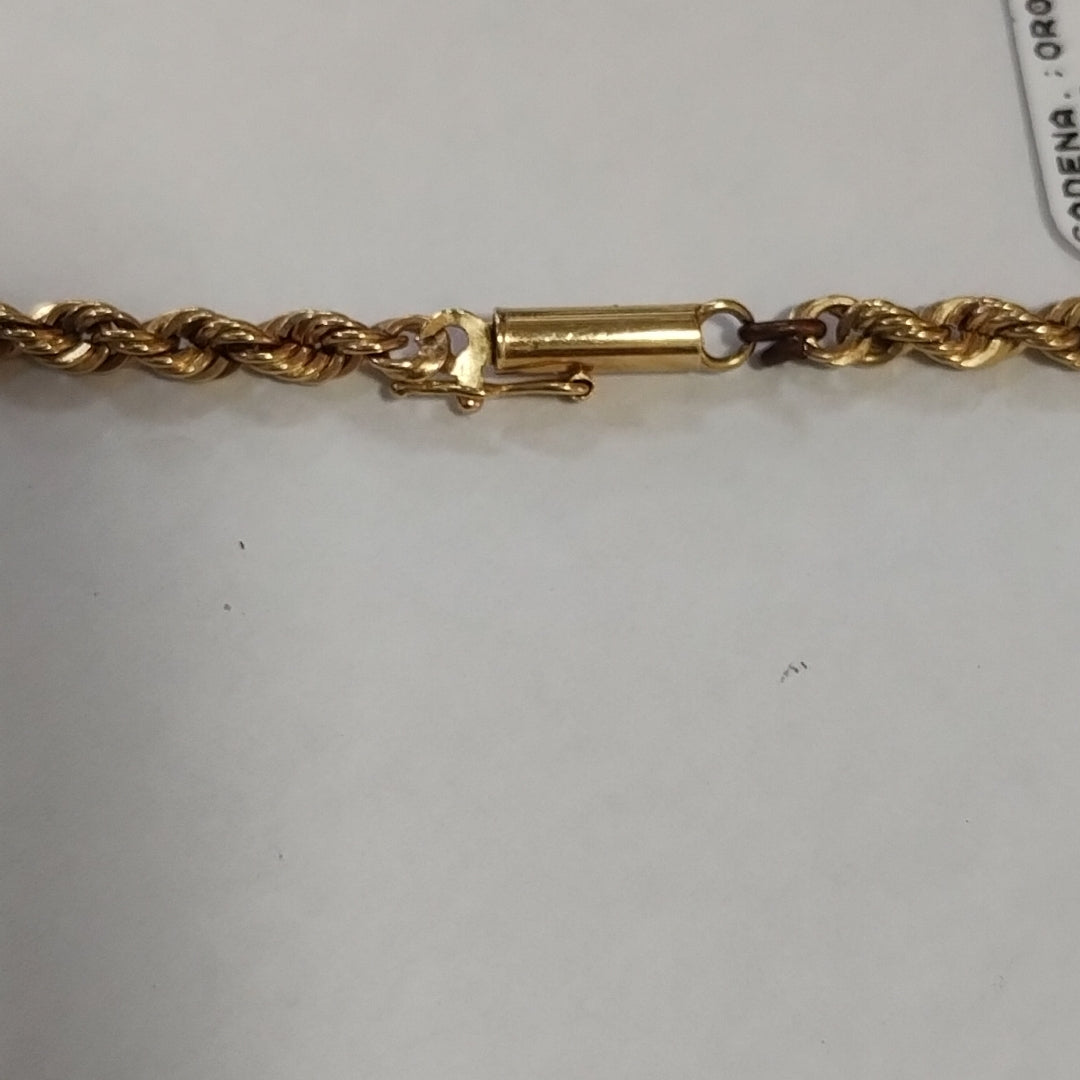 CADENA ORO 14 K 17.6 GRMS (SEMINUEVO)