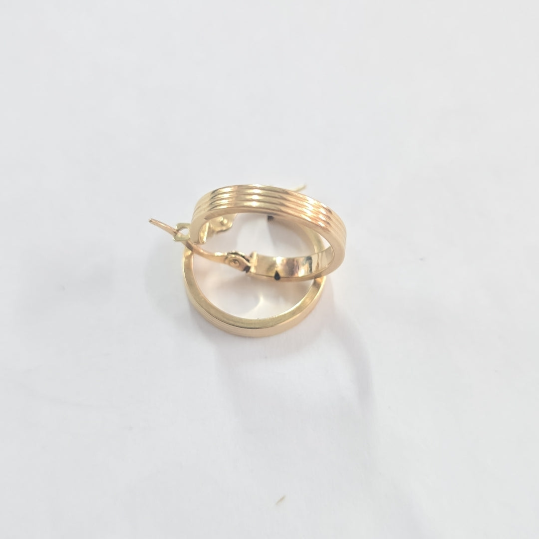 ARRACADAS PAR ORO 14 K 3.1 GRMS (SEMINUEVO)