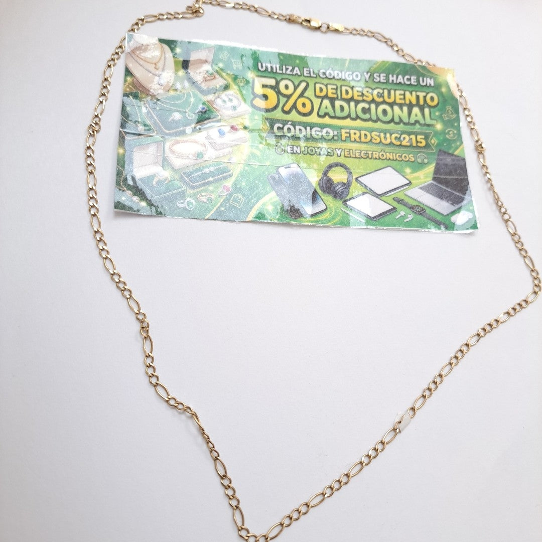 CADENA ORO 10 K 4.9 GRMS (SEMINUEVO)