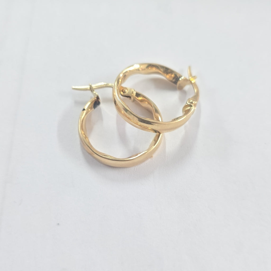 ARRACADAS PAR ORO 14 K 3.5 GRMS (SEMINUEVO)