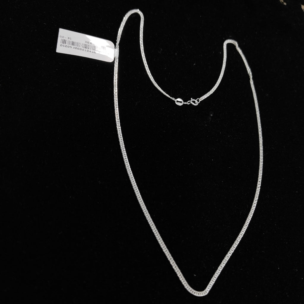 CADENA BARBADA PLATA .925 50 CM 4.12 GR (NUEVO)