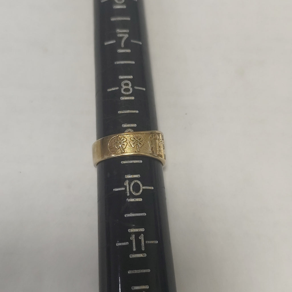 ARGOLLA DE LA SUERTE ORO 14 K 5.6 GRMS (SEMINUEVO)