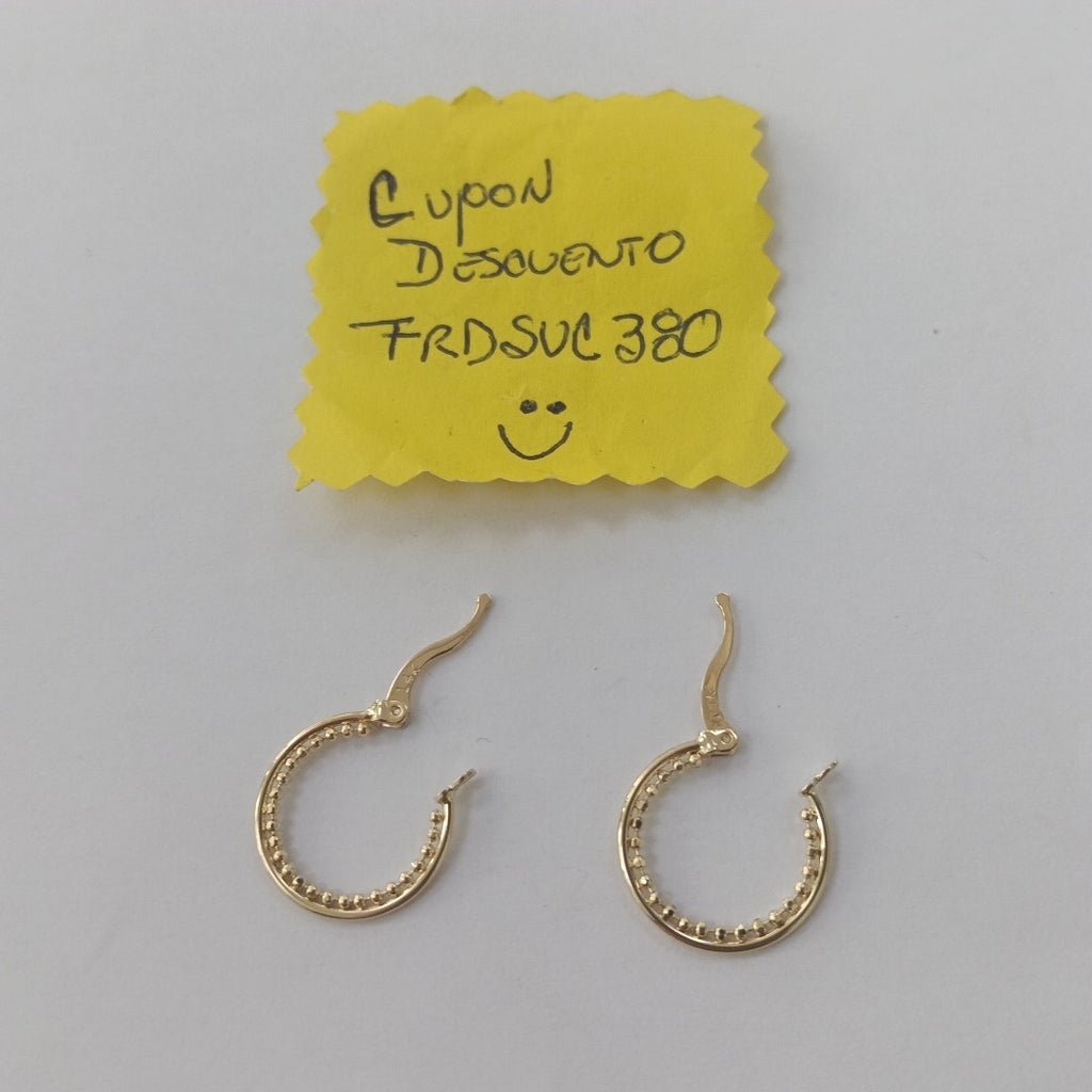 ARRACADAS ORO 14K 1.7 (NUEVO)