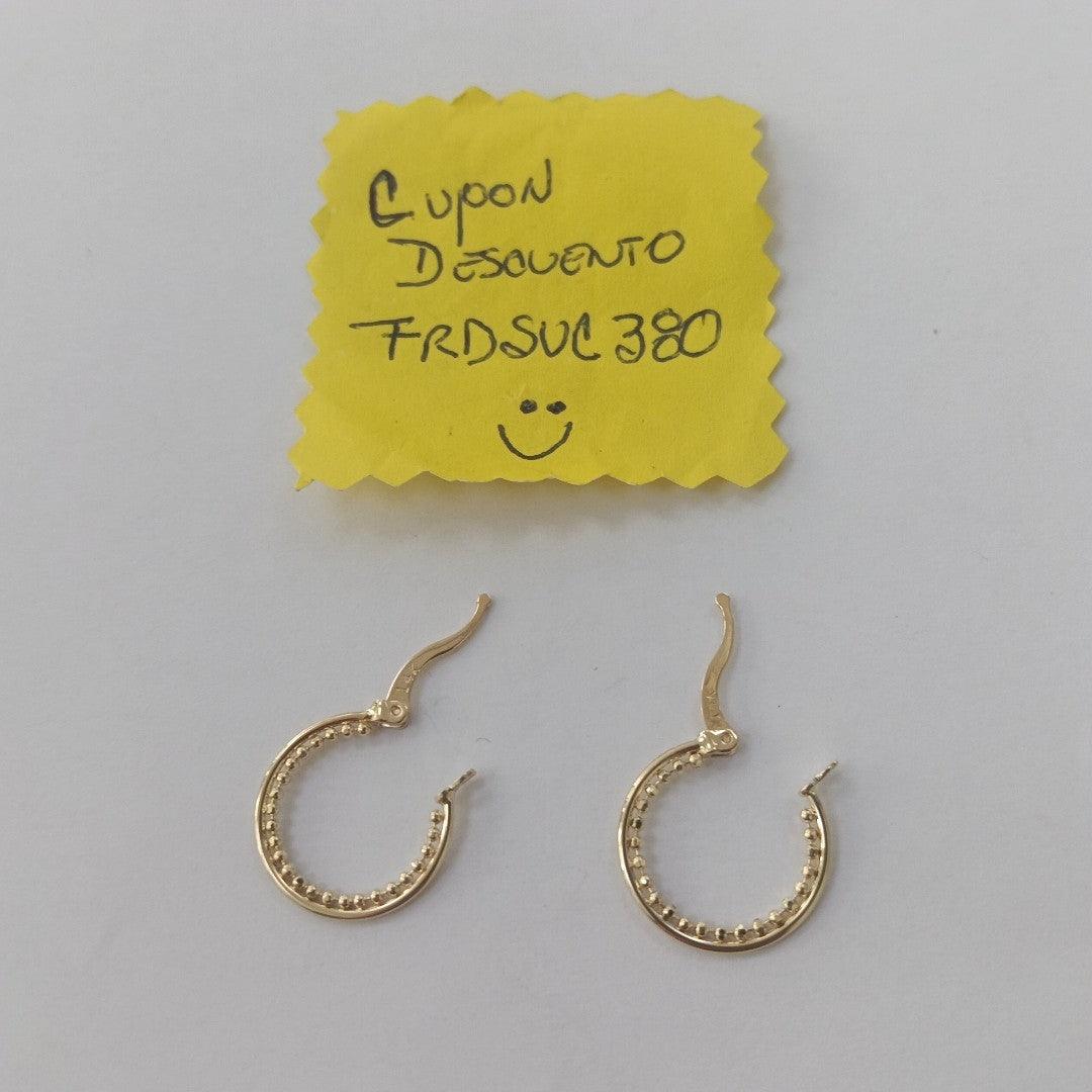 ARRACADAS ORO 14K 1.7 (NUEVO)