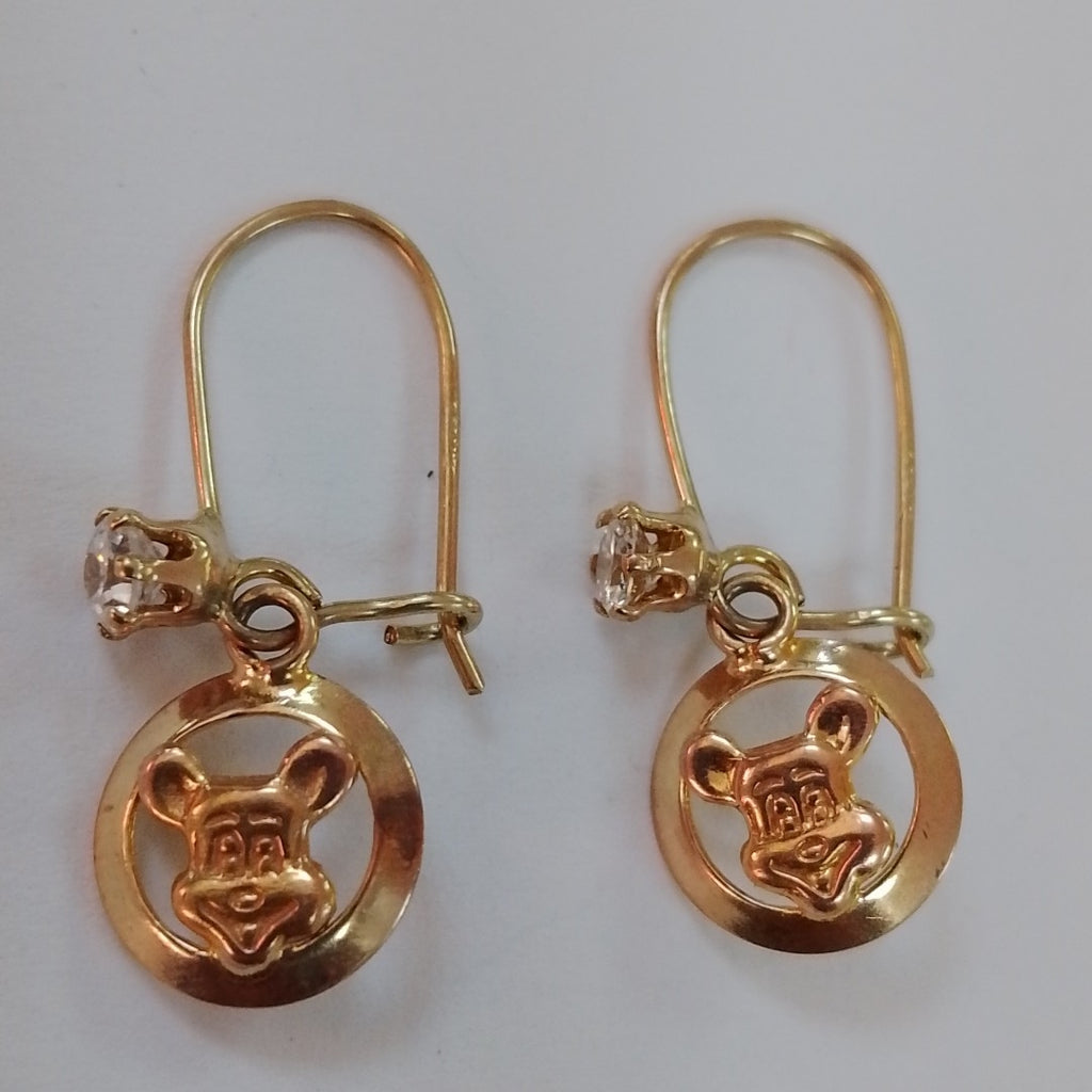 ARETES PAR ORO 10 K 1,80 GRMS (SEMINUEVO)
