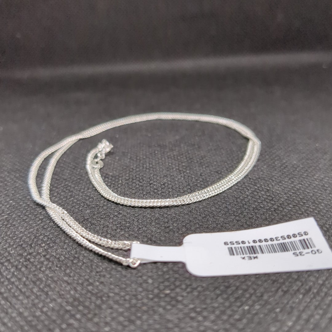 CADENA BARBADA PLATA .925 60 CM 5.02 GR (NUEVO)