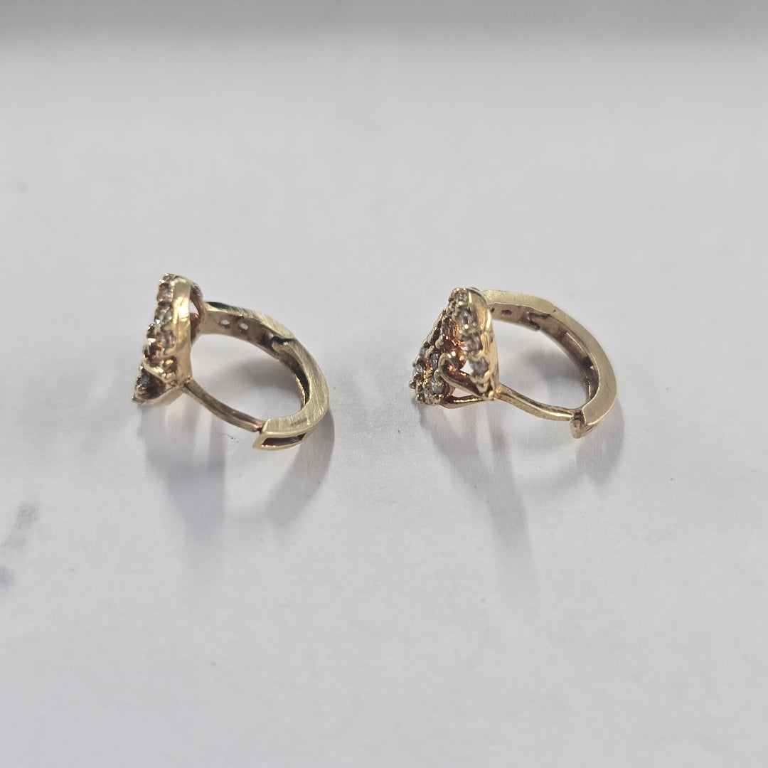 ARETES PAR ORO 10 K 1.5 GRMS (SEMINUEVO)