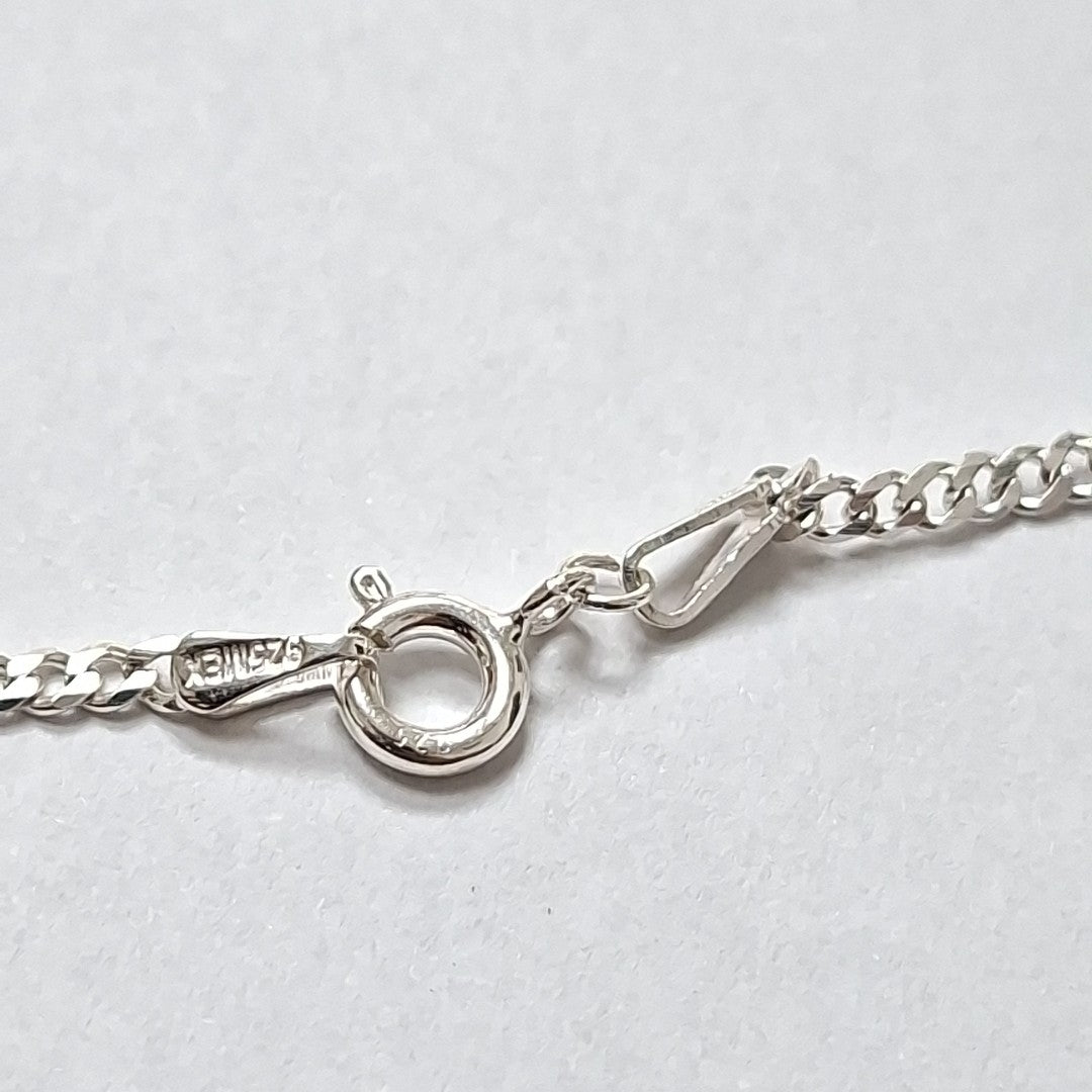 CADENA BARBADA PLATA .925 55 CM 5.03 GR (NUEVO)