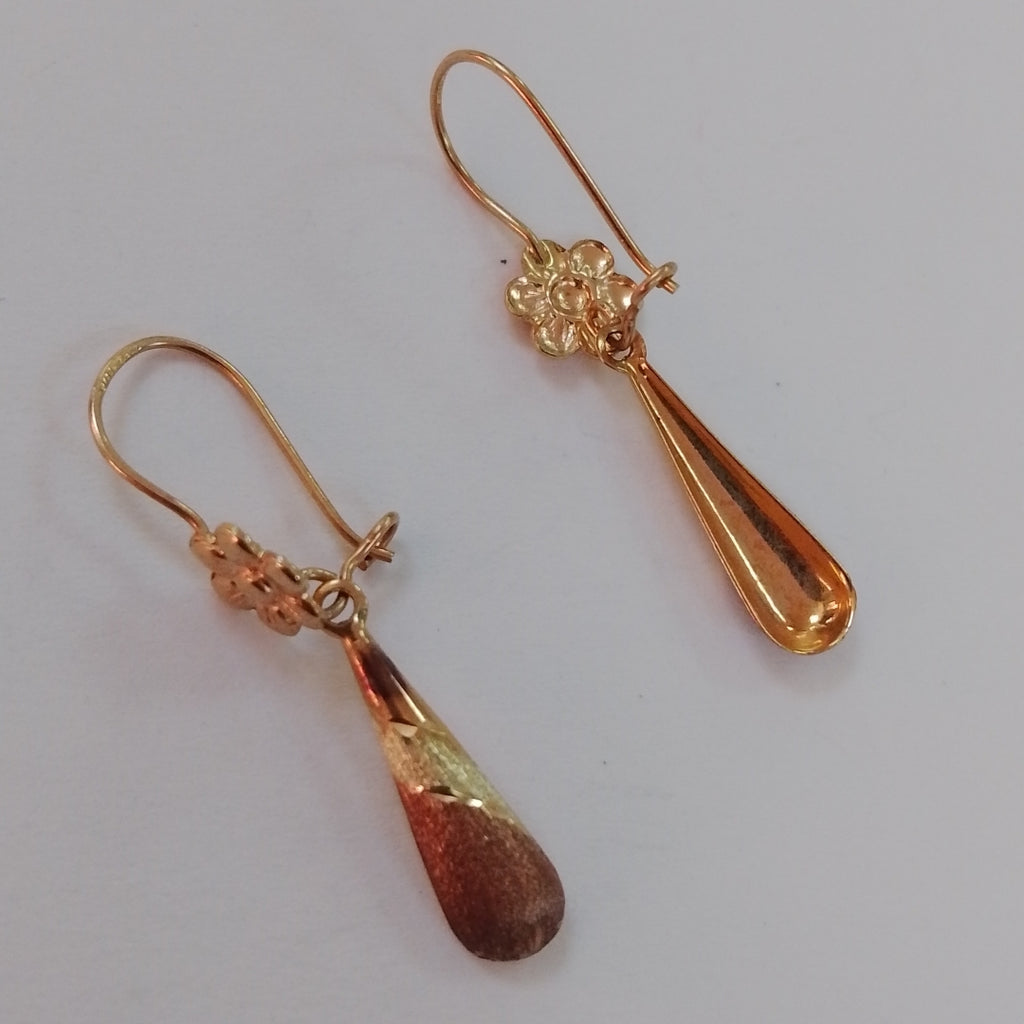 ARETES PAR ORO 10 K 1,10 GRMS (SEMINUEVO)