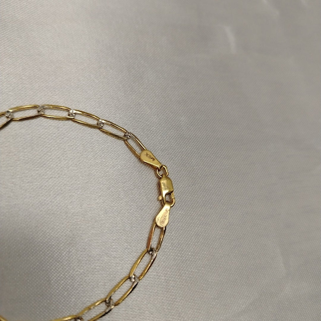PULSERA TEJIDO ESLABONES 3.9G 18 CM (NUEVO)