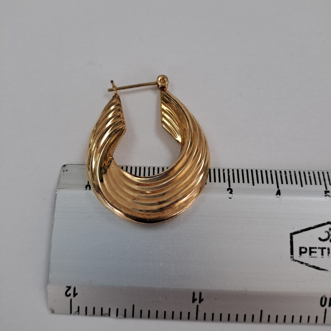ARRACADAS PAR ORO 14 K 3,50 GRMS (SEMINUEVO)