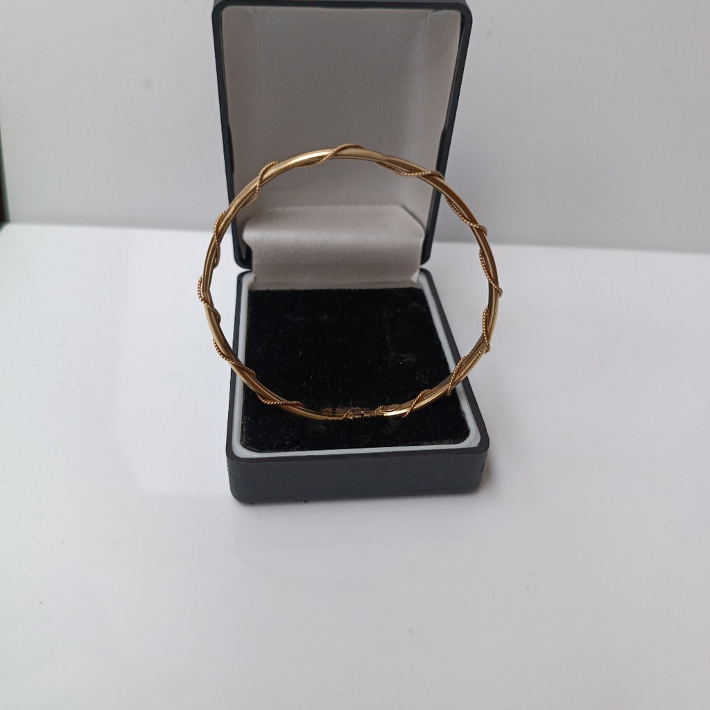 PULSERA RIGIDA ORO 14 K 5.6 GRMS (SEMINUEVO)