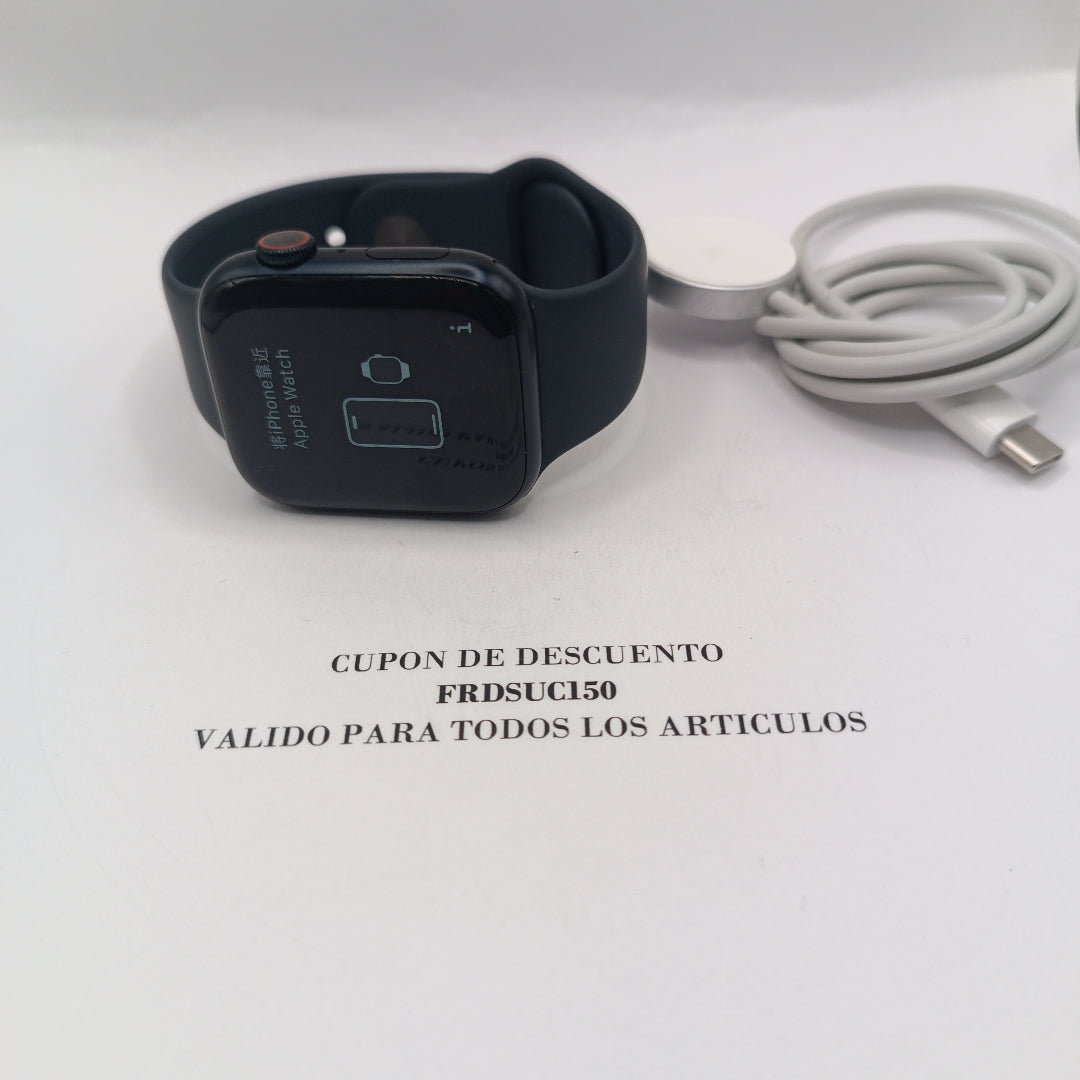 SMARTWATCH APPLE SERIES 8 ALUMINIO A2774 45 MM GPS + CELULAR (SEMINUEVO)