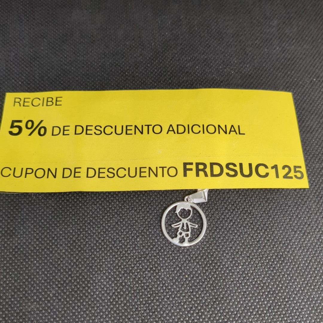 DIJE NIÑO PLATA .925 1.9 GR (NUEVO)