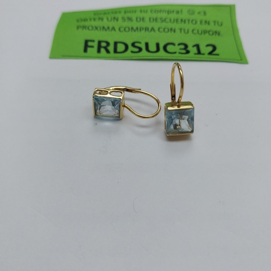 ARETES PAR ORO 16K 4,60 GRMS (SEMINUEVO)