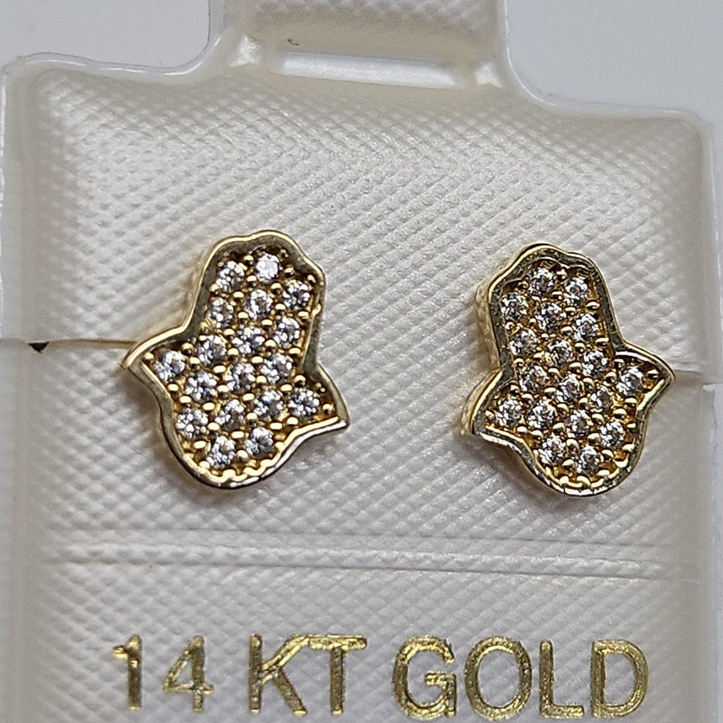 BROQUELES ORO 14K 1.3 (NUEVO)
