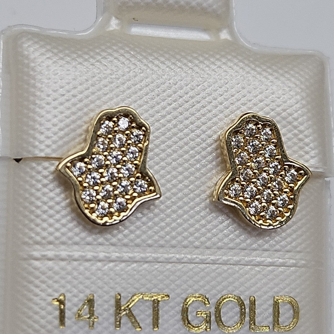 BROQUELES ORO 14K 1.3 (NUEVO)