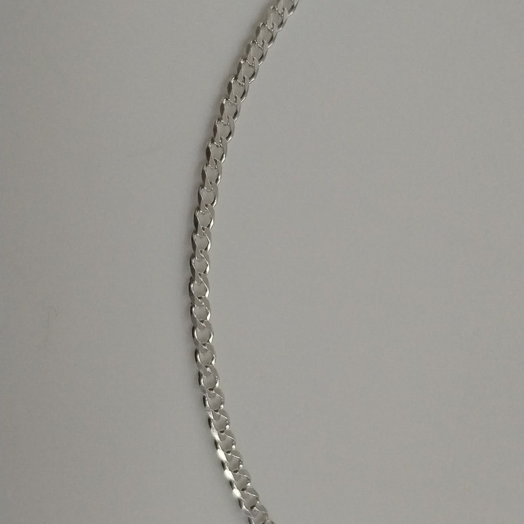 CADENA BARBADA PLATA .925 55 CM 8.02 GR (NUEVO)