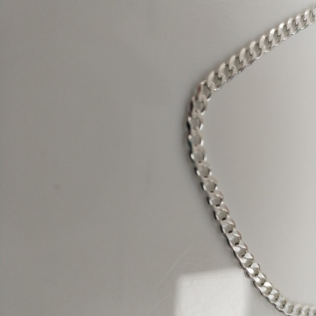 CADENA BARBADA PLATA .925 55 CM 8.02 GR (NUEVO)